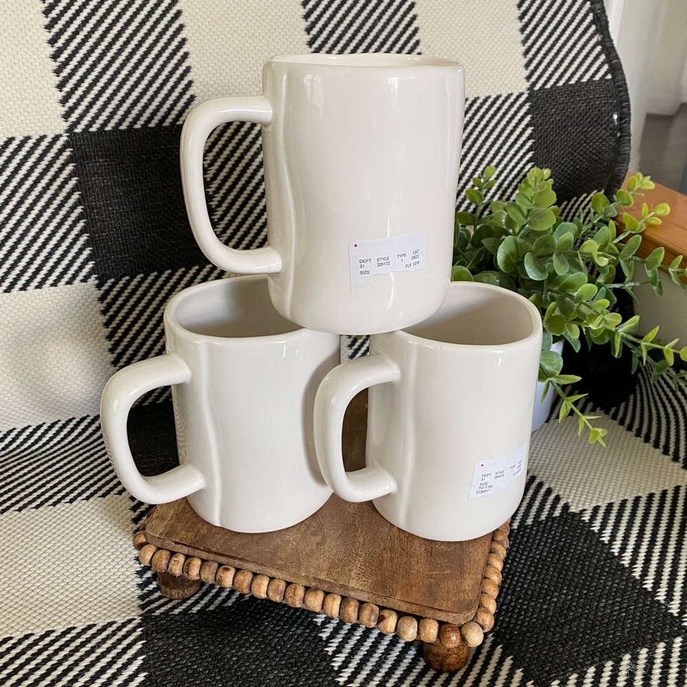 3 Rae Dunn Mugs - Picture 4 of 4
